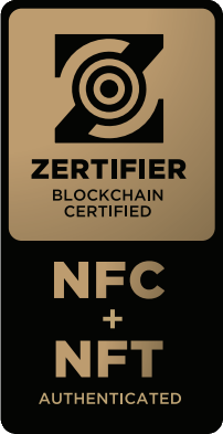Zertifier Blockchain Certified NFC + NFT Authenticated Label